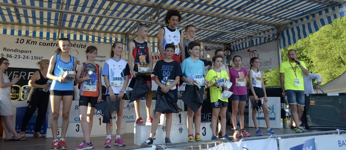 Podium des récompenses